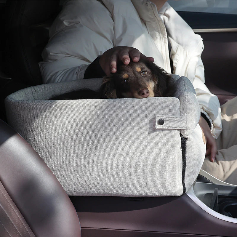 Car Central Dog Car Seat Bed Portable Dog Carrier for Small Dogs and Cats