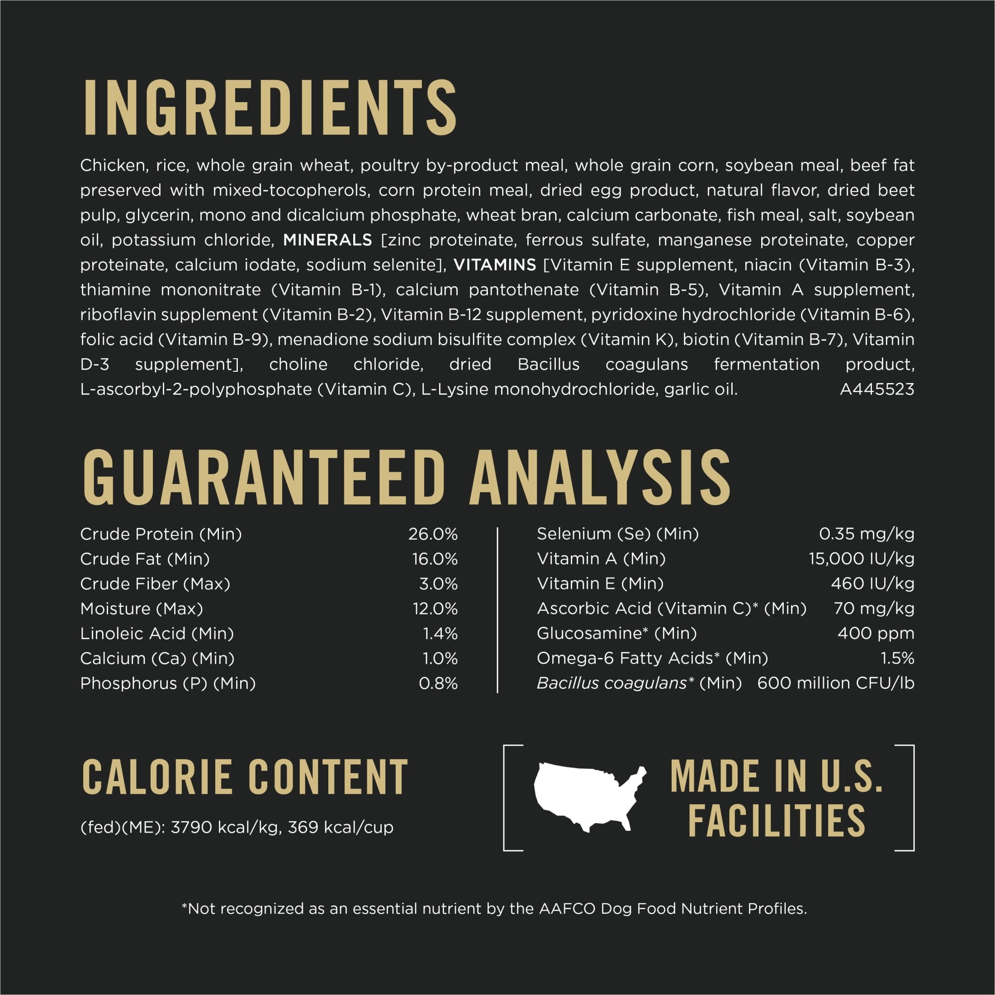 Complete Essentials Shredded Blend Chicken and Rice Dry Dog Food Formula with Probiotics for Dogs, 15 Lb Bag