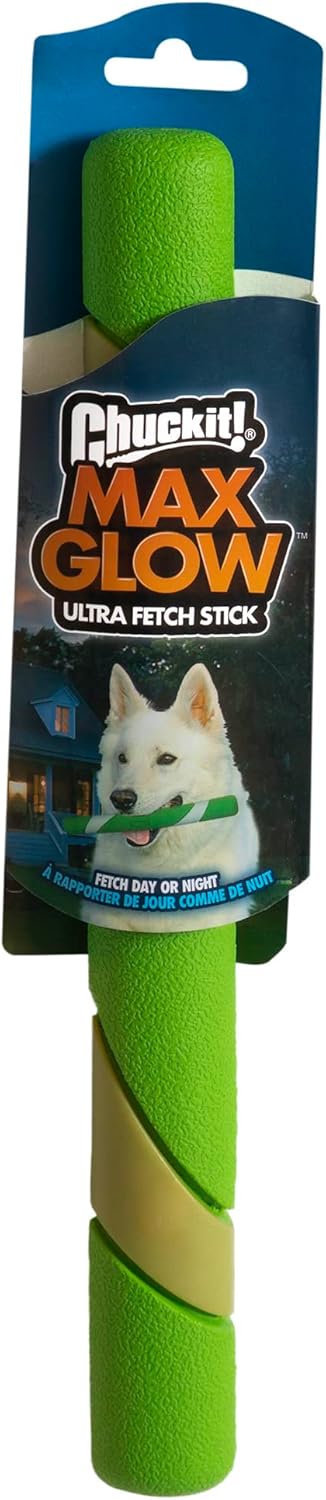 Interactive Dog Toy Ultra Fetch Stick Day & Night Bundle, 12 Inches, Outdoor, Pack of 2