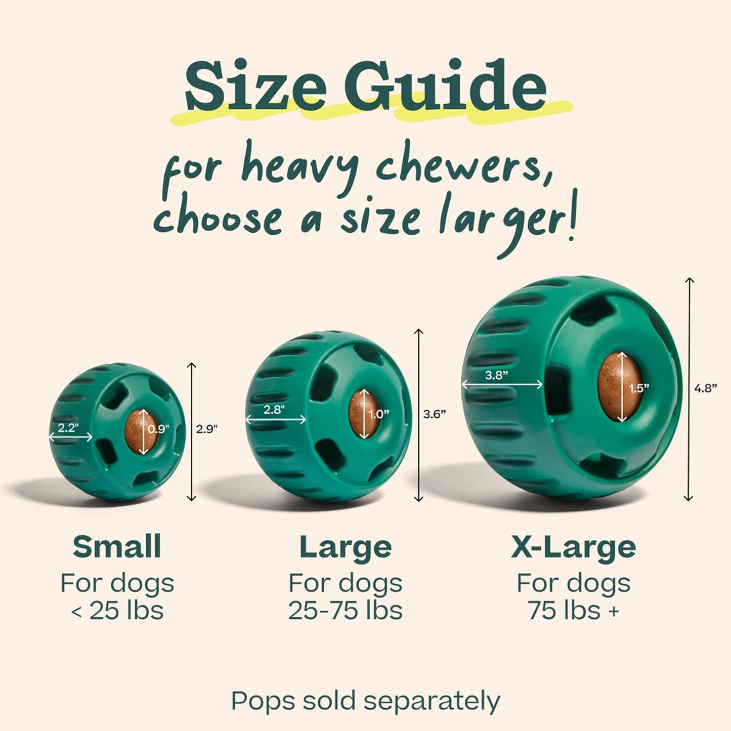 Pupsicle - Long-Lasting Interactive Dog Toy to Keep Your Pup Busy and Distracted - Safe for Dogs - Low-Mess Design - Dog Toys for XL Dogs 75 Lbs and Up