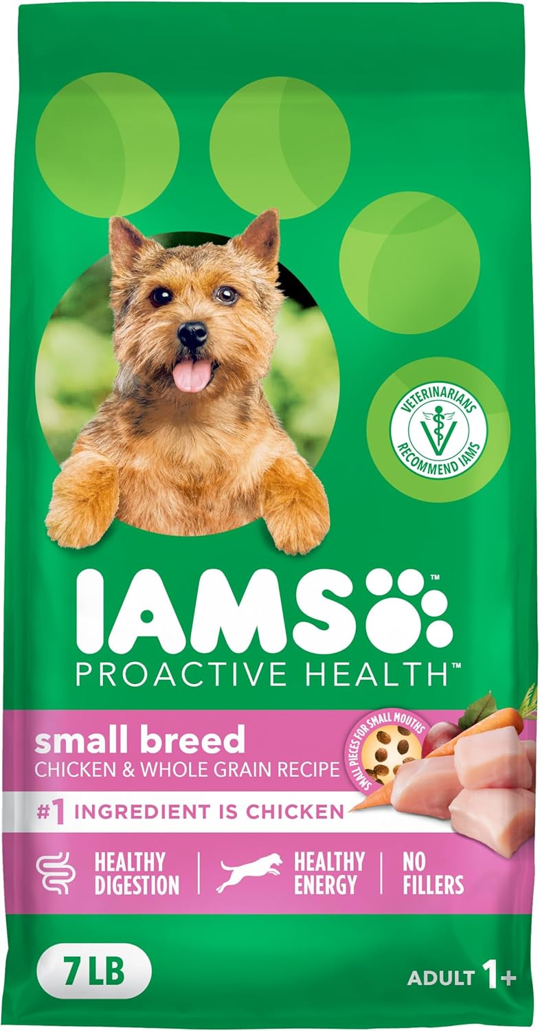 IAMS Proactive Health Small Breed Dog Food Dry with Real Chicken