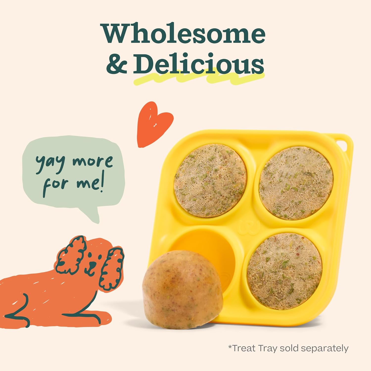 Pupsicle Mix Sample Pack - Easy-To-Make DIY Pupsicle Refills - Delicious Mix for the Pupsicle Interactive Dog Toy - with Bacon & Cheese, Calming, Balanced Belly, and Dental Mix - 4 Pack Sampler