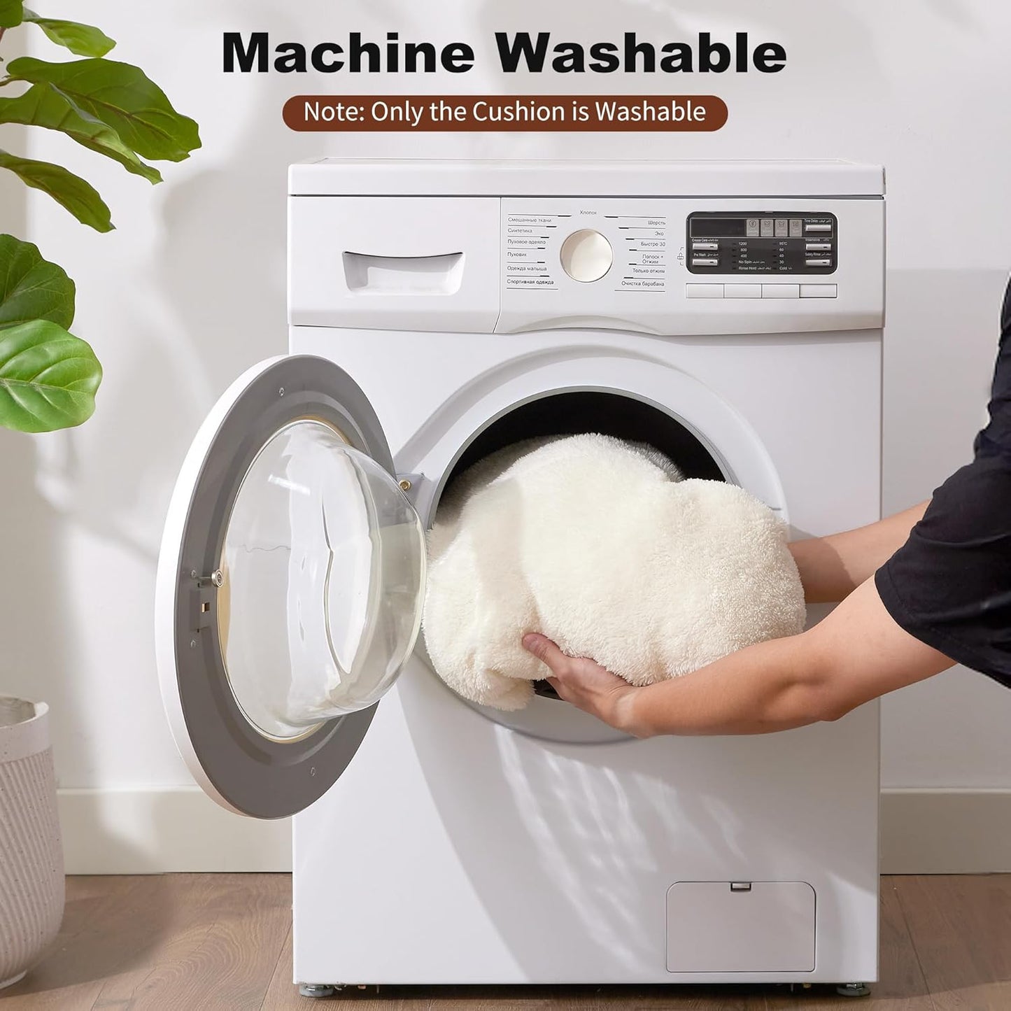 Cat Tunnel Bed for Indoor Cats, Cute Cat Donut Toy Tunnel for Small Large Cats, Peekaboo Pet Cave Play Tunnel Toy for Kitten/Rabbit,Beige