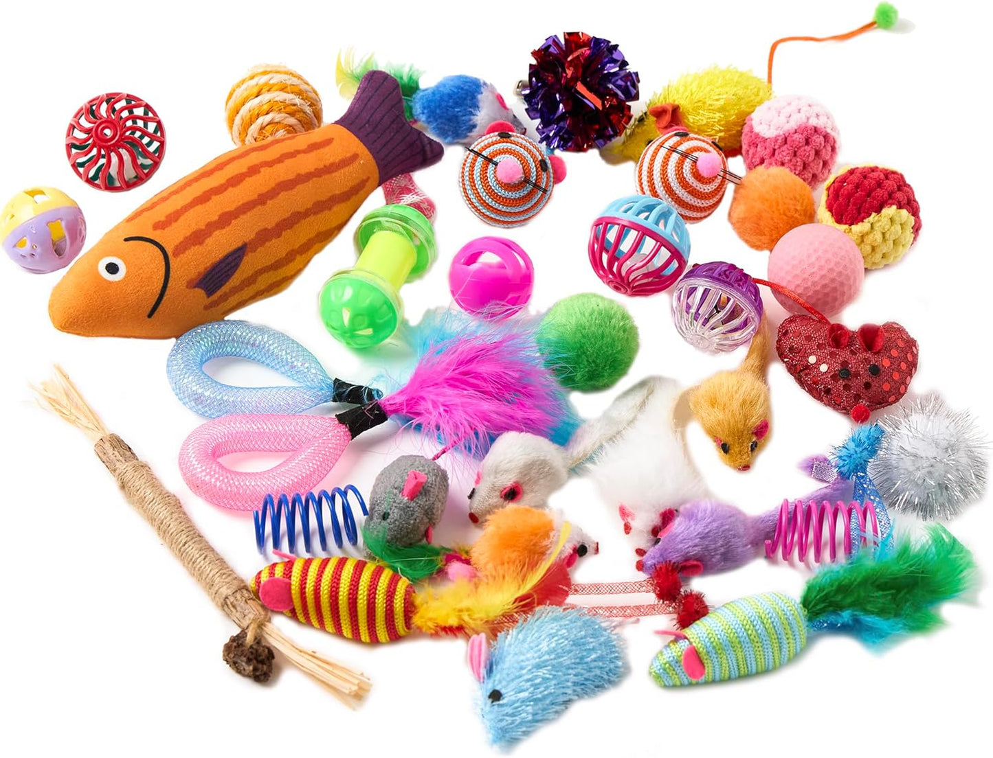 Cat Toys Variety Pack for Kitty 20 Pieces