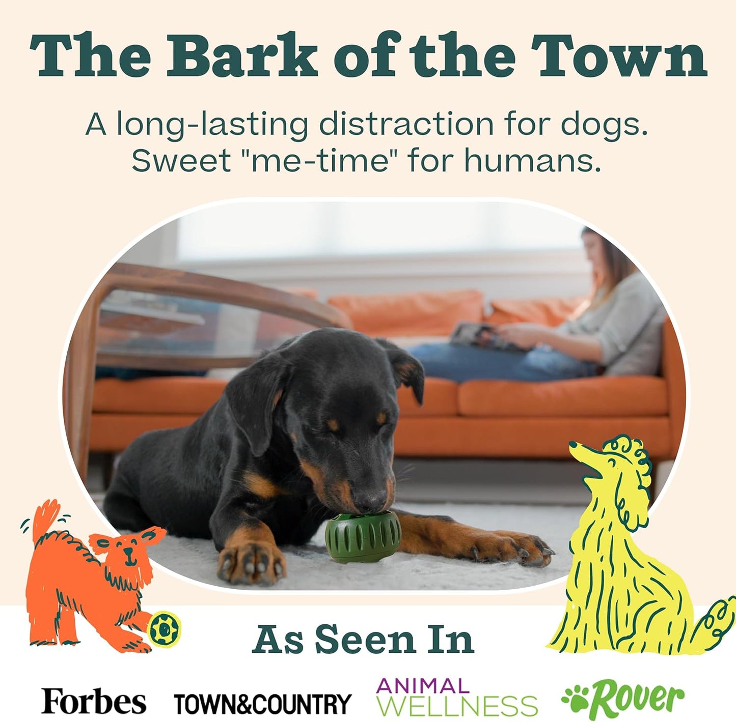 Starter Pack - Interactive Dog Toys for Boredom - Dog Treat Molds Silicone - Chicken-Flavored Healthy Treats for Dogs - Pupsicle Doggy Enrichment Toy - for XL Pups - 25-75 Lbs