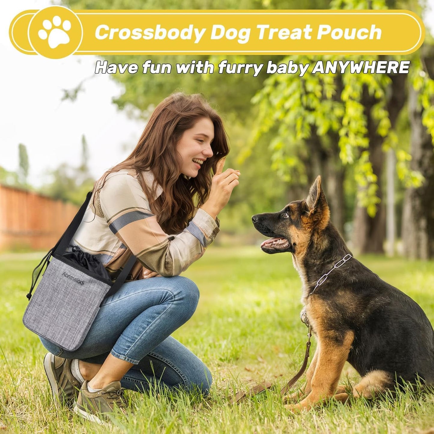 6 Set Dog Travel Bag, Large Pet Travel Kit for Supplies Includes 2 Food Containers, 1 Travel Organizer for Dogs, 2 Collapsible Bowls, 1 Treat Pouch, Dog Weekend Overnight Travel Bag Luggage