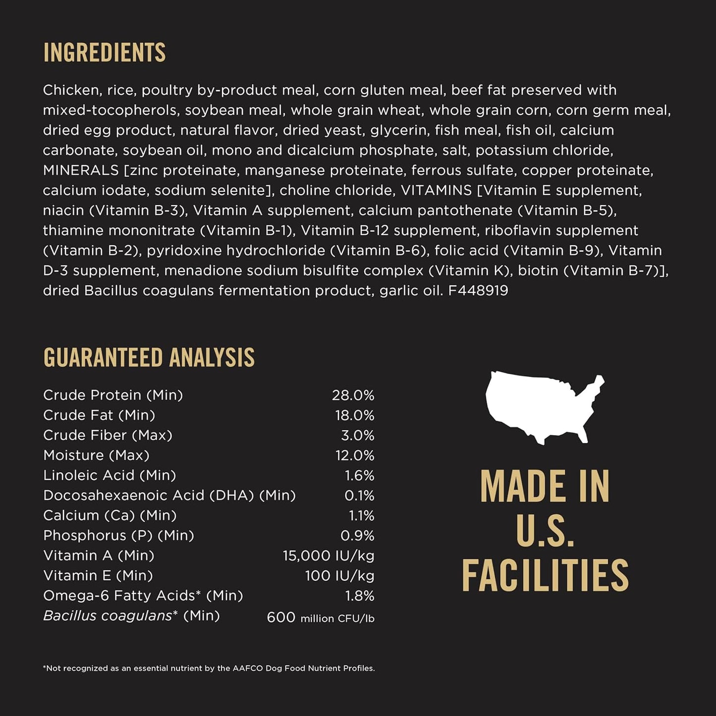 High Protein Puppy Food Shredded Blend Chicken & Rice Formula - 6 Lb. Bag