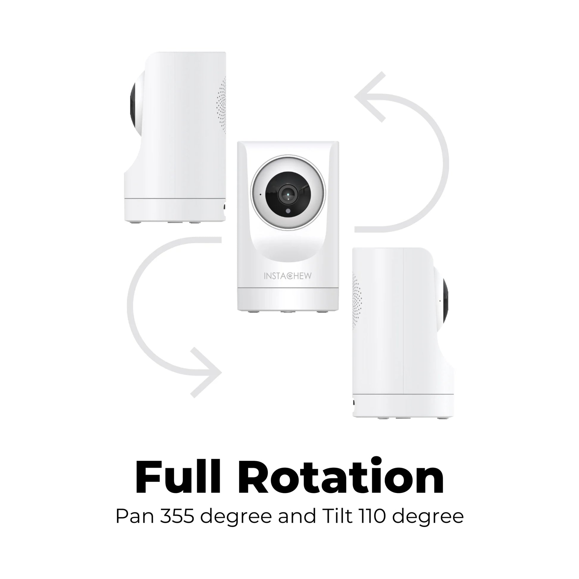 Purrsight 360° Smart Wireless Pet 1080P HD Video Camera 2-Way Audio Mobile App Indoor Security