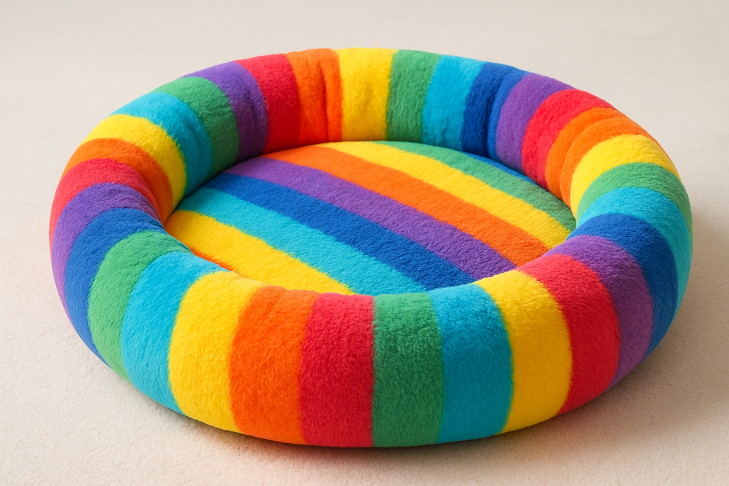 colorful pet bed