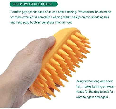 Silicone Shampoo Brush for Long & Short Hair Pets