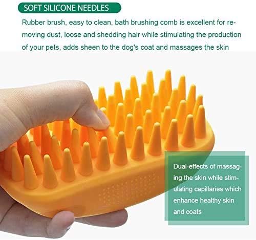Silicone Shampoo Brush for Long & Short Hair Pets