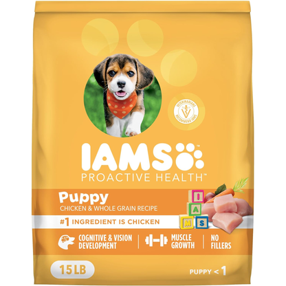 IAMS Proactive Health Puppy Food with Real Chicken