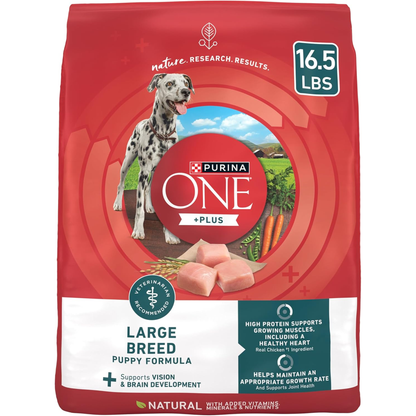 Purina ONE plus Large Breed Puppy Food Dry Formula 