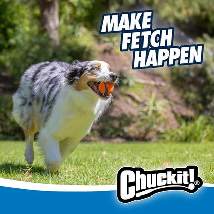 Chuckit! Dog Balls - Interactive Dog Toys, High-Bounce Fetch Ball, Ultra and Rugged Balls, Durable - Size Medium, 2.5-Inch Diameter, Set of 3