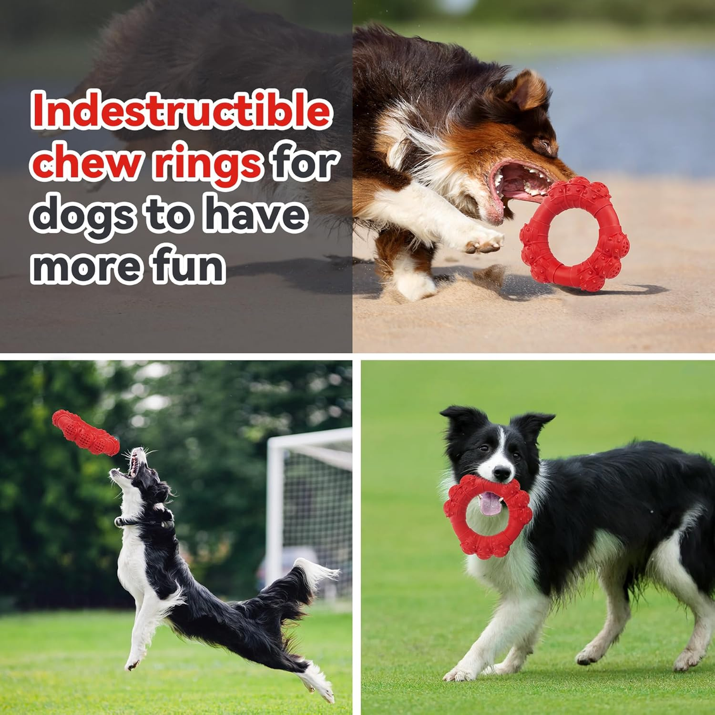 Indestructible Dog Chew Toy for Aggressive Chewers, Super Chewer Toy for Medium Large Dogs