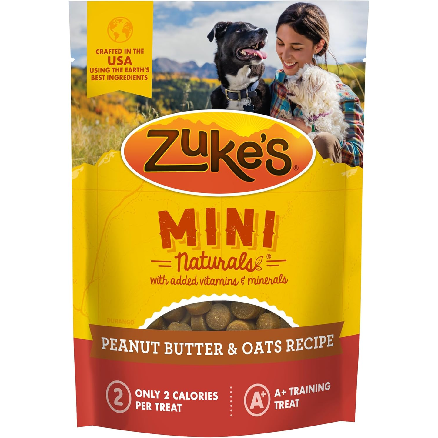 Zuke`S Mini Naturals Dog Treat Peanut Butter 1lb