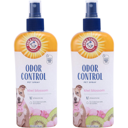 Arm & Hammer for Pets Super Deodorizing Dog Spray with Baking Soda for Odor Control, Freshens Coat between Baths, Ph Balanced Formula for Dogs, 8 Fl Oz