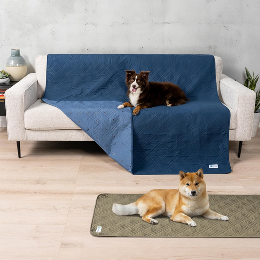 Waterproof Couch Cover for Dogs, Reversible Furniture Cover Sofa Protector for Pet Cat Bed, Washable Blanket Dog Cover for Couch Seat