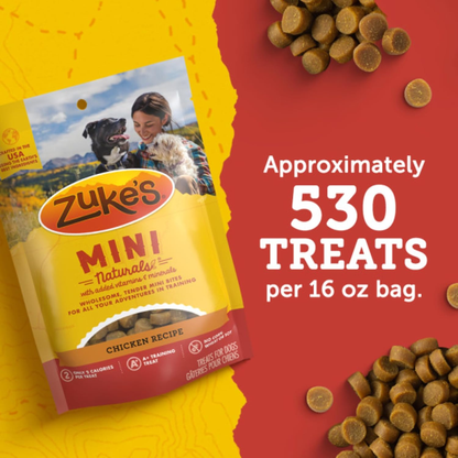Zuke’S Mini Naturals Dog Training Treats for Dogs, Pet Treats Made with Real Chicken