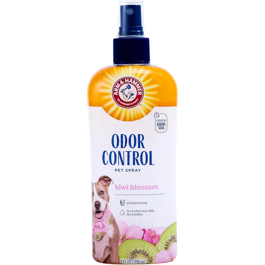 Arm & Hammer for Pets Super Deodorizing Dog Spray with Baking Soda for Odor Control, Freshens Coat between Baths, Ph Balanced Formula for Dogs, 8 Fl Oz
