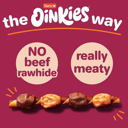 Oinkies Hearty Kabobs Rawhide‑Free Dog Treats