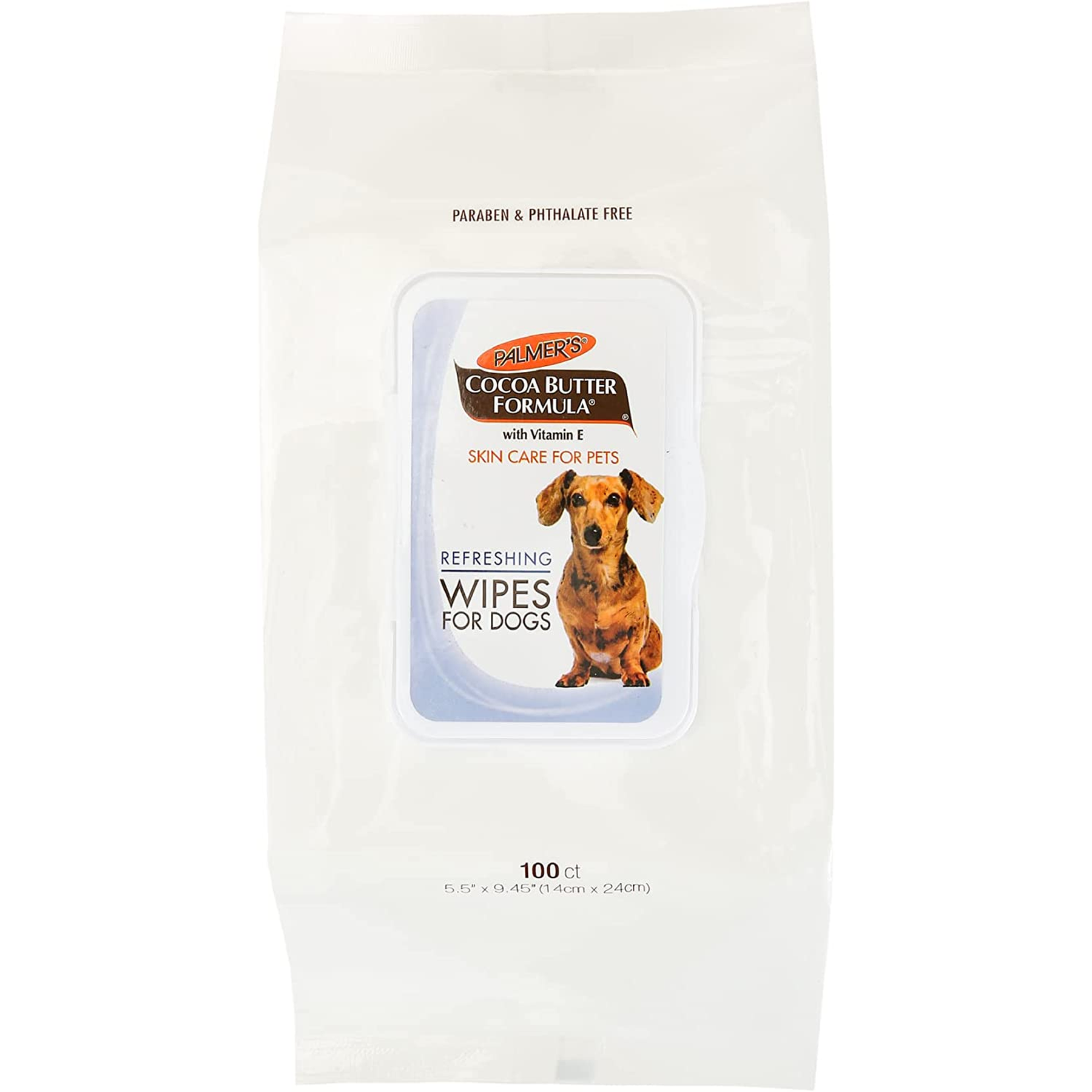 Palmer's for Pets Coconut Oil Refreshing Wipes for Puppies - Palmers Puppy Wipe for Gentle Grooming, 100 Count