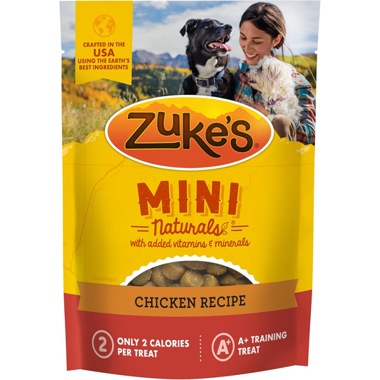Zuke’S Mini Naturals Dog Training Treats for Dogs, Pet Treats Made with Real Chicken
