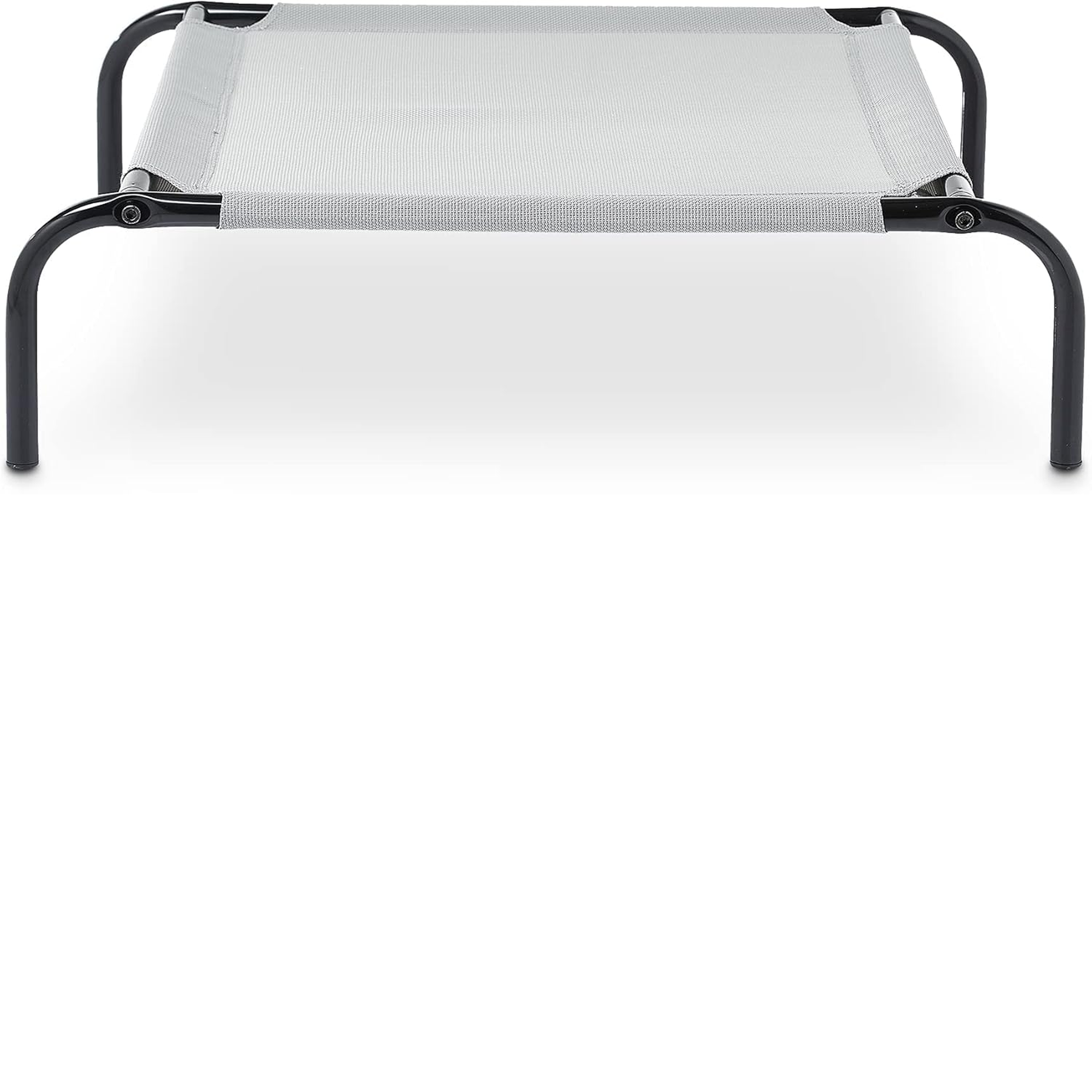 Cooling Breathable Elevated Dog Bed with Metal Frame for Large Dogs, 51 X 31 X 8 Inch, Grey
