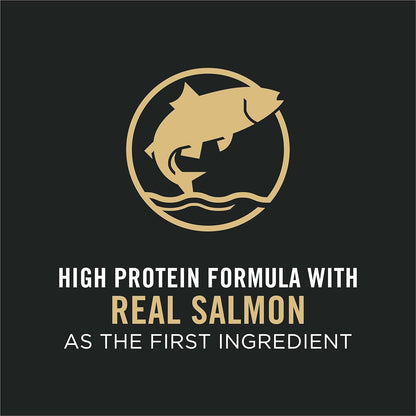 High Protein Dog Food with Probiotics for Dogs, Shredded Blend Salmon & Rice Formula - 17 Lb. Bag