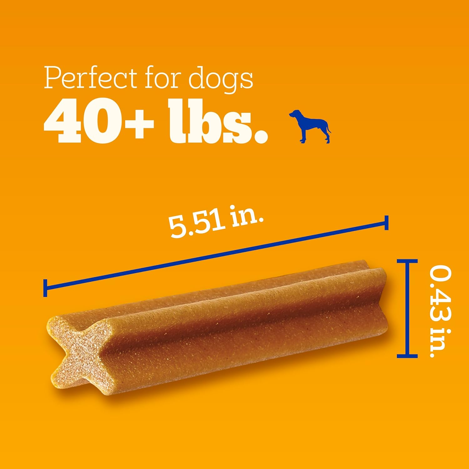 Pedigree Dentastix Large Dog Treats, Original, Beef & Fresh, 2.73 Lb. Variety Pack (51 Treats Total)