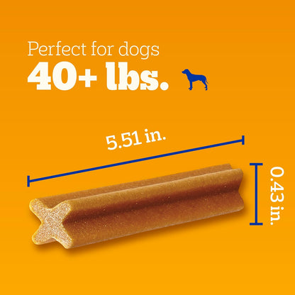 Pedigree Dentastix Large Dog Treats, Original, Beef & Fresh, 2.73 Lb. Variety Pack (51 Treats Total)