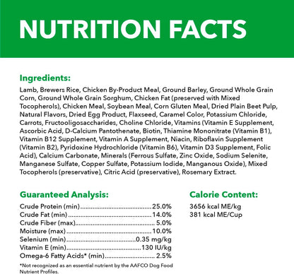 Proactive Health Minichunks Adult Dry Dog Food with Lamb & Rice, 15 Lb. Bag