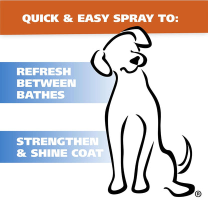Wahl USA Deodorizing & Refreshing Pet Deodorant for Dogs - Eucalyptus & Spearmint Scent to Refresh the Skin and Coat 