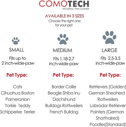 Dog Paw Cleaner, Dog Paw Washer, Paw Muddy Paw Cleaner, Pet Foot Cleaner for Small Medium Large Breed Dogs/Cats (With 3 Absorbent Towel)
