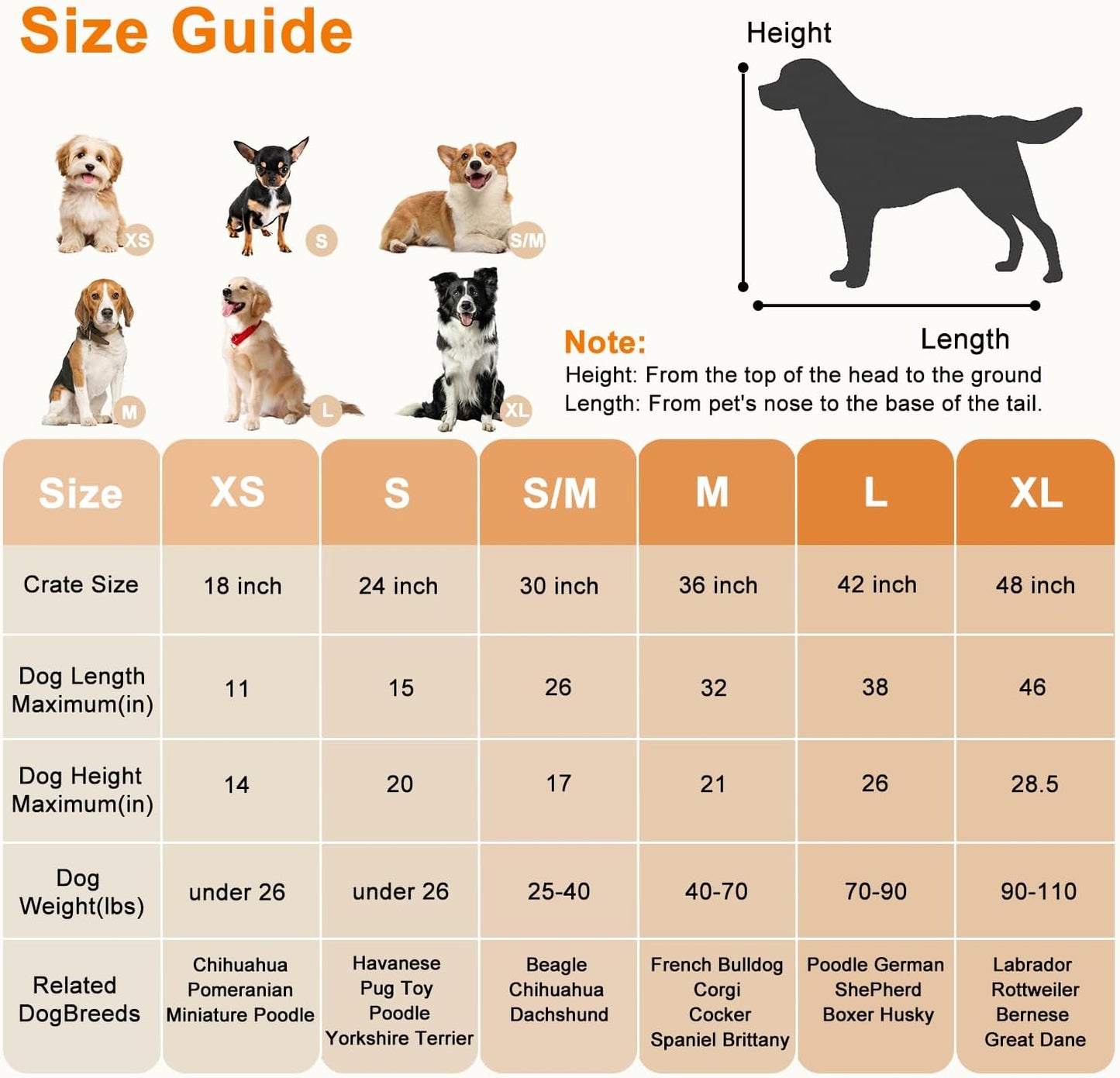 Dog Crate 36Inch Dog Cage Foldable Metal Kennel with Leakproof Tray Foldable Design Indoor Outdoor Use for Medium Dogs,Black