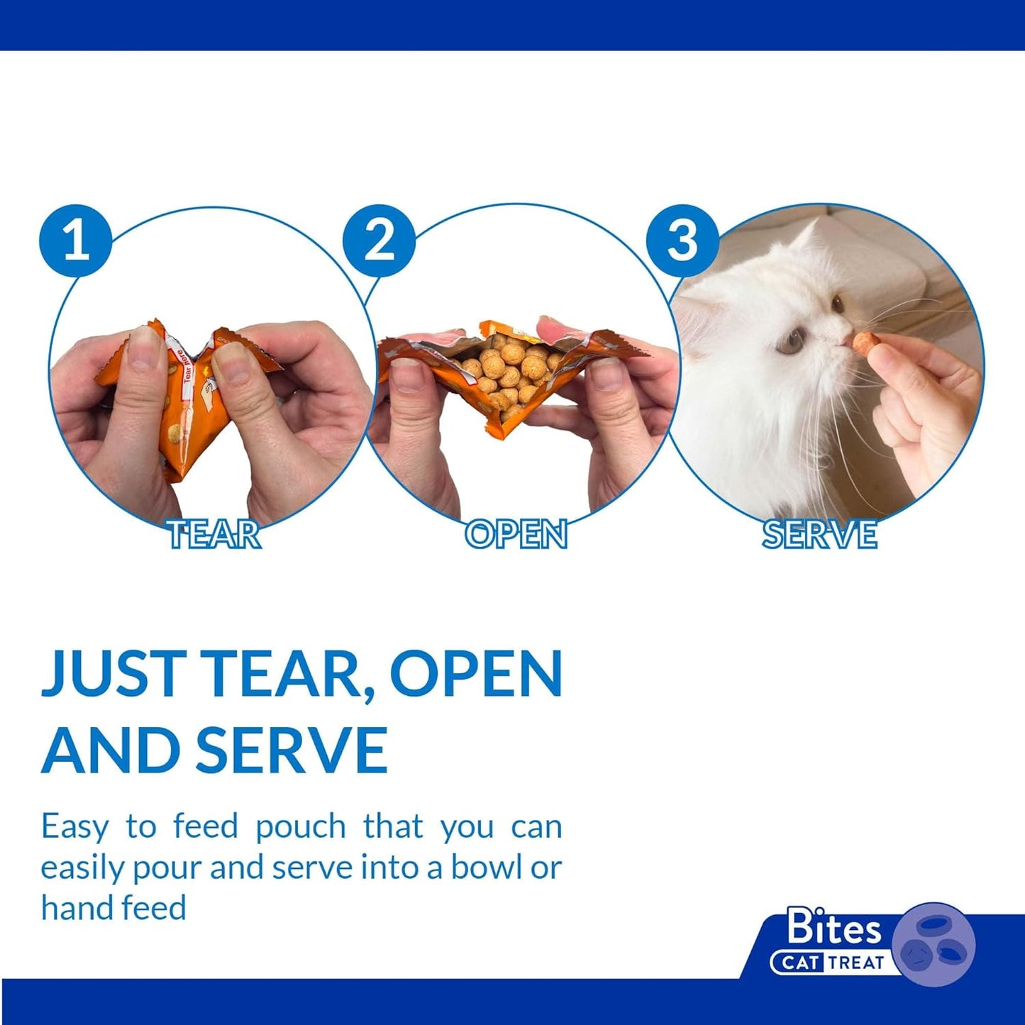 Churu Tidbits for Cats, Soft & Chewy Churu Filled, Baked Chicken Cat Treats with Taurine & Green Tea Extract, 0.42Oz per Pack, 8 Packs Total, Tuna & Salmon Recipe