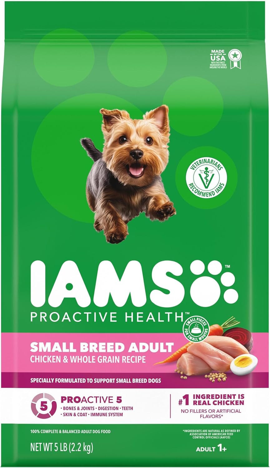 IAMS Proactive Health Small Breed Dry Dog Food, Chicken & Grain