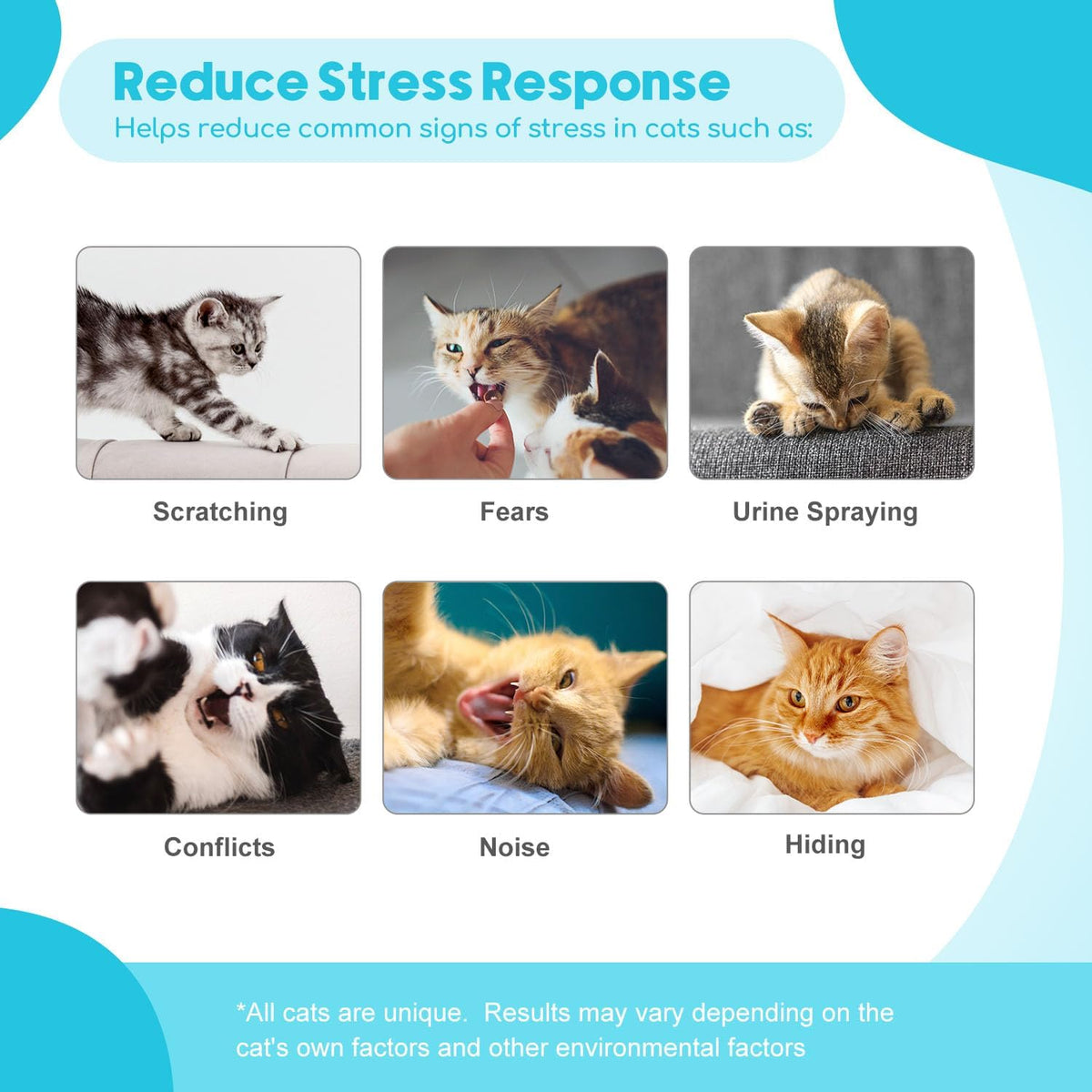 Cat Calming Diffuser 2 Pack Multi Cat Pheromones Diffuser Helps Calm Cats for 60 Days Effectively Relieve Anxiety Stress