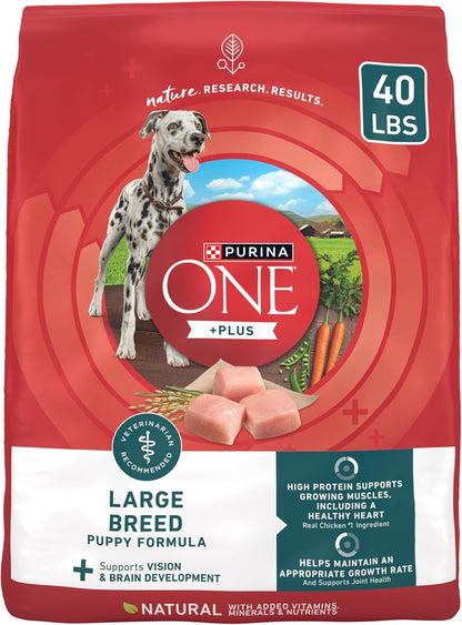 Purina ONE plus Large Breed Puppy Food Dry Formula 