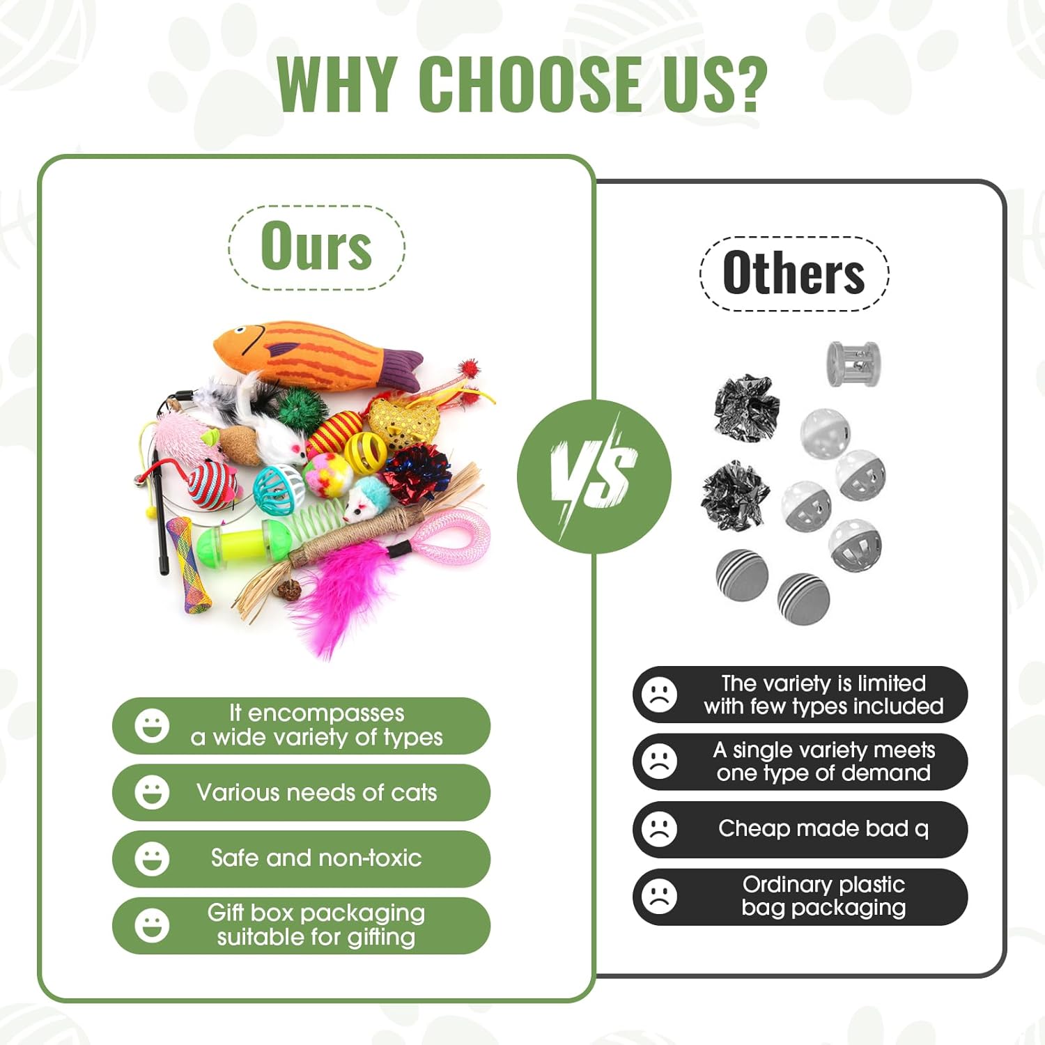 Cat Toys Variety Pack for Kitty 20 Pieces