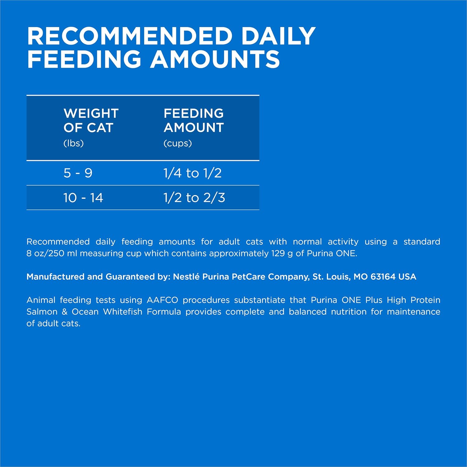 plus High Protein Cat Food Dry Salmon and Ocean Whitefish Cat Skin and Coat Health Formula - 16 Lb. Bag