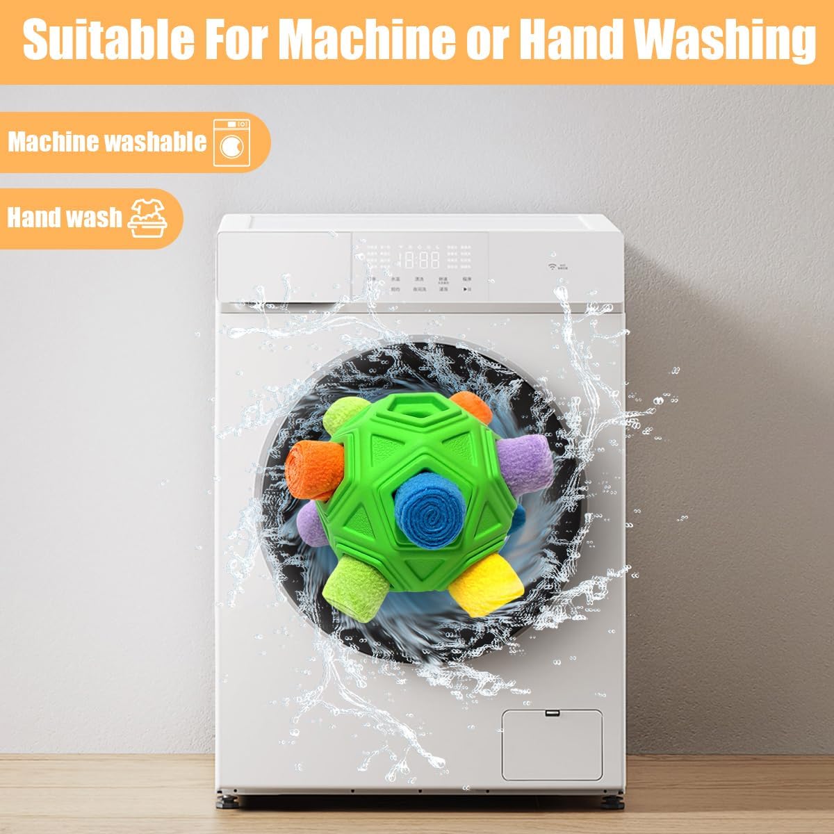 Dog Snuffle Ball-Interactive Puzzle Dog Toys Encourage Natural Foraging Skills Slow Feeder for Training and Stress Relief