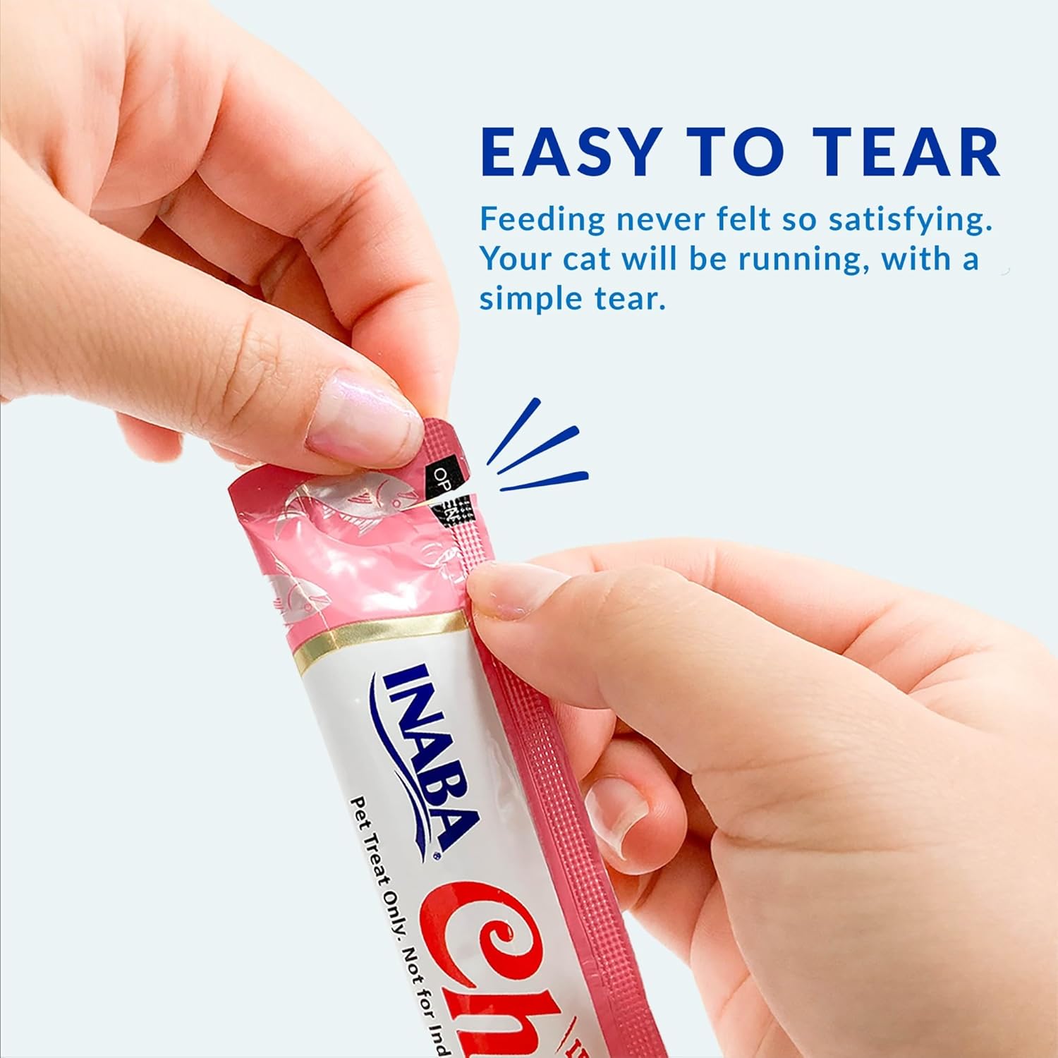 Churu Cat Treats, Grain-Free, Squeezable Purée Cat Treat/Topper with Vitamin E & Taurine, 0.5 Ounces Each Tube, 50 Tubes, Tuna & Chicken Variety