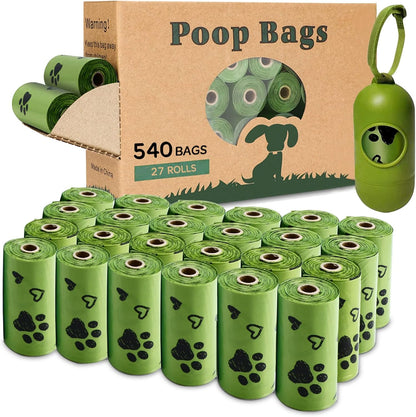 Dog Poop Bag Biodegradable - Dog Waste Bags with Dispenser, Extra Thick Strong Leak Proof Poop Bags for Dogs Doggy | Scented