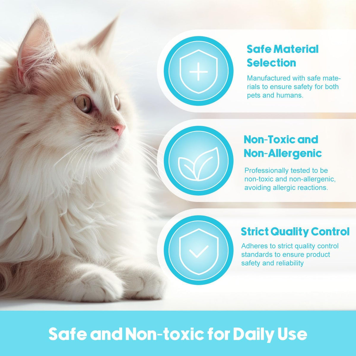 Cat Calming Diffuser 2 Pack Multi Cat Pheromones Diffuser Helps Calm Cats for 60 Days Effectively Relieve Anxiety Stress