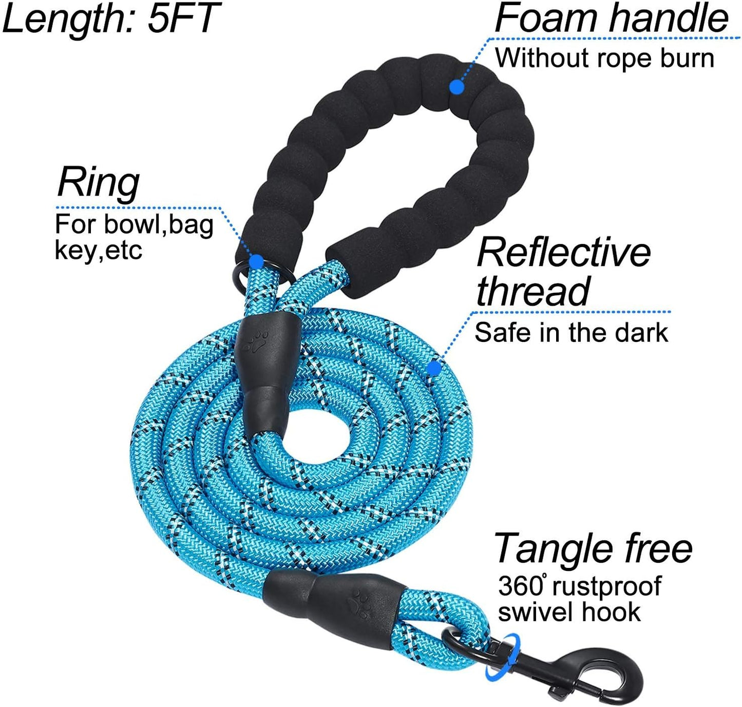 Dog Harness Step-In Breathable Puppy Cat Vest, X-Large, Blue