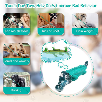 Dog Toys for Aggresive Chewers - Tough,Indestructible Dog Toys for Large, Medium,Small Breed to Keep Them Busy