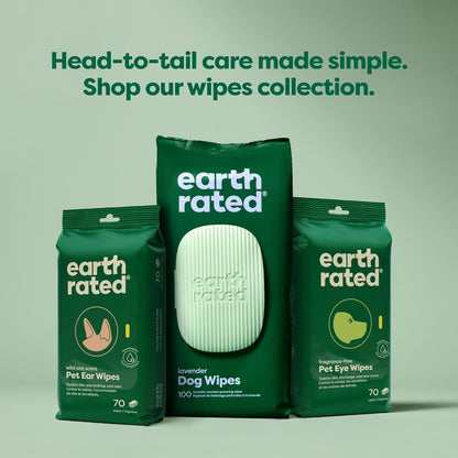 Dog Wipes, Hypoallergenic, Cleaning and Hydrating, for Grooming Paws, Body and Butt, Lavender Scented, 100 Count