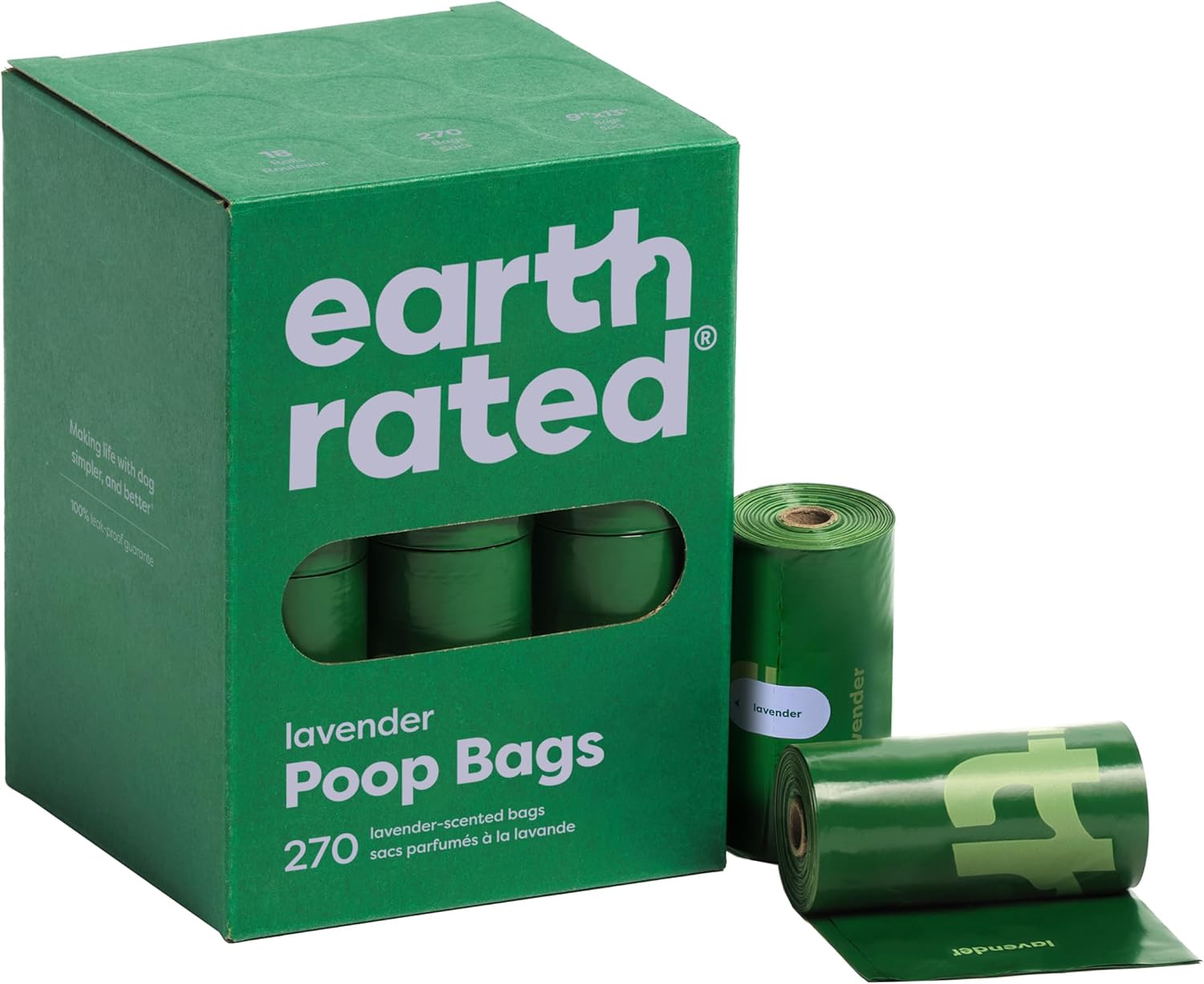 Poop Bags for Dogs Guaranteed Leak Proof and Extra Thick Waste Bag Refill Rolls, Unscented, 120 Bags
