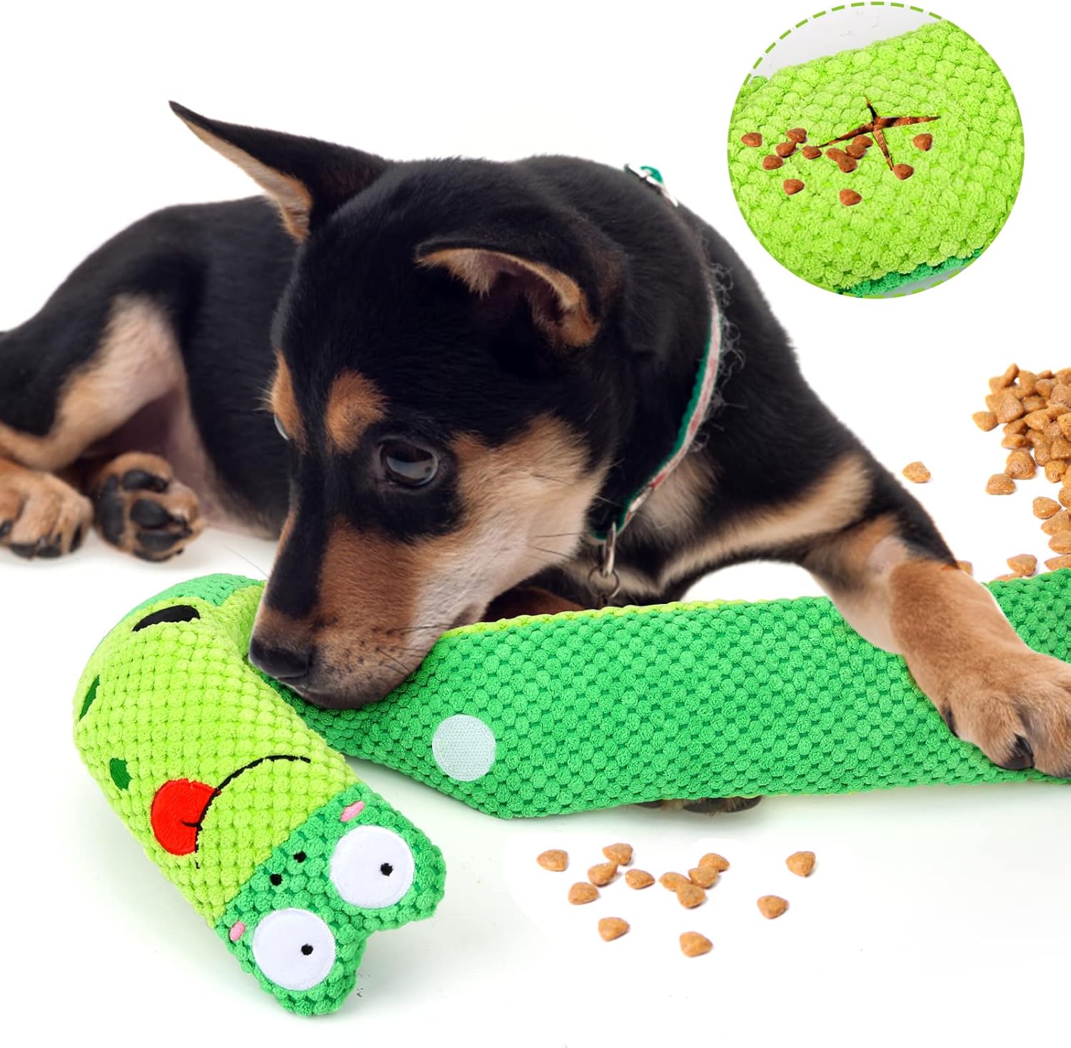 Interactive Dog Puzzle Toy | Squeak & Snuffle Training for Small, Medium & Large Dogs